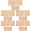 10 Sets Onafgewerkte Letters En Cijfers Chips 6