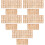 10 Sets Onafgewerkte Letters En Cijfers Chips 7