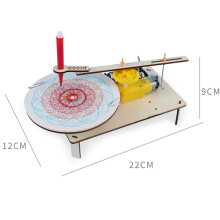 Zusammenbaubarer Elektrischer Plotter Bausatz Für Physik Und Bildung