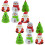 12 Pièces Jouets À Remonter Thème Noël Décorations À Tirer 6