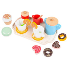 1 Set Nachmittagstee Spielsachen Holz Dessert Rollenspiel Spielzeug