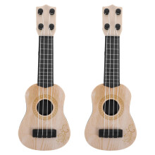 2 Pièces Mini Ukulélé 4 Cordes Pour Enfants Instrument Éducatif