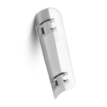 Universelles Hitzeschutzblech für Motorradauspuffe, silber, 228 x 64 mm