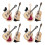 8 Teile Mini Gitarre Mit Für Kinder Spielzeug 6