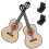 8 Teile Mini Gitarre Mit Für Kinder Spielzeug 3