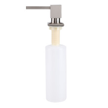 Multifunktionell tvålpump för kök och badrum, 300 ml påfyllningsbar bänkpump, enkel installation, hållbar tvålpump i rostfritt stål, lämplig