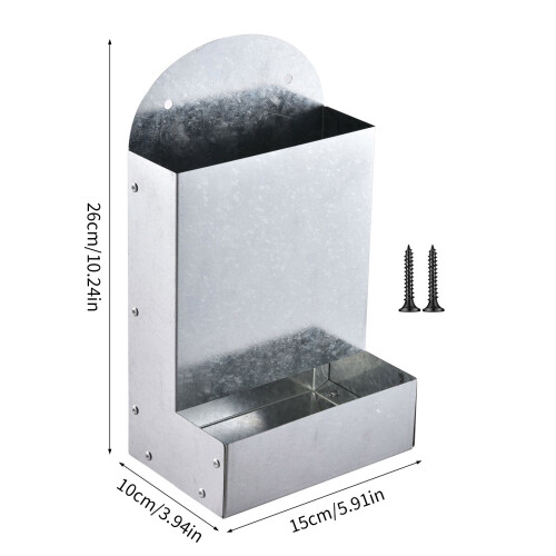 Leakproof Poultry Mineral Storage Feeder Mounted Gravities 2