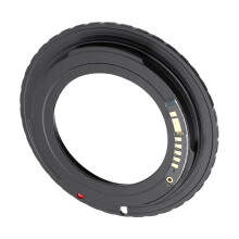 M42-EOS/EF Metalladapterring för M42-objektiv på Canon EOS-kameror, svart