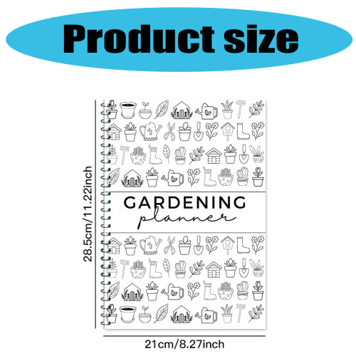 Garden Planner and Diary Book Flower Garden Journal Guided 2
