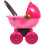 Movable Stroller Model Miniature Shopping Cart Desktop Decor 5