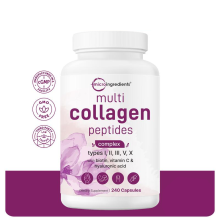 Micro Ingredients Multi Collagen Complex, 240 Capsules
