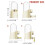Small Pet Water Bottle Clear Bottle Automatic Bird Cage Water-A 3
