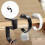 Multifunctional Desktop Hook Organizers Good-White C characters 2