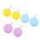 3 Pairs Ohrring Harz Ohrringe 4