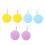 3 Pairs Ohrring Harz Ohrringe 2
