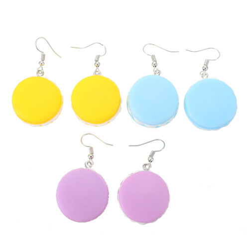 3 Pairs Ohrring Harz Ohrringe 1
