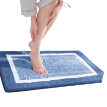 Thickened AntiSlip Bath Mat Super Absorbent-Sea blue 40cmx60cm