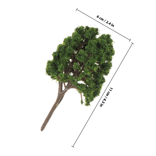 24 Pièces Arbres Miniatures Pour Paysage Chemin De Fer 1