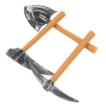 3Stk Gnome Kostüm Set Mit Spitzhacke Für Bühne