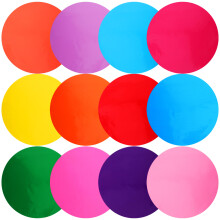 12Stk Runde Wiederverwendbare Whiteboard PVC Aufkleber