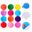 12Stk Runde Wiederverwendbare Whiteboard PVC Aufkleber 11