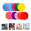 12Stk Runde Wiederverwendbare Whiteboard PVC Aufkleber 9