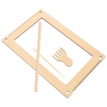 1 Set Weefgetouw Met Weefnaalden Voor Kinderen En Beginners