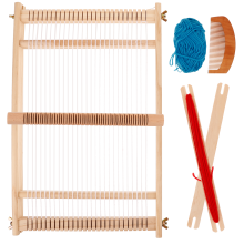 Tamaño De Tejido Manual Con Telar De Madera Para Niños