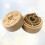 Box Vintage Ring Verpackung Holz Rund 6