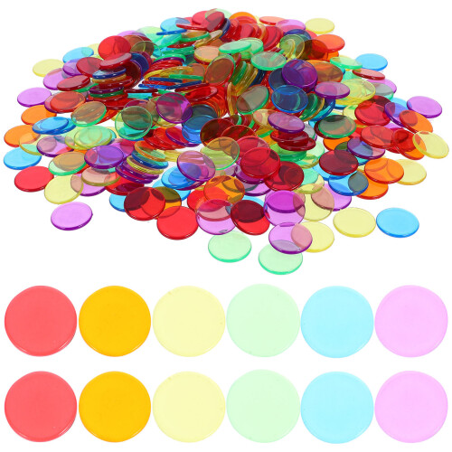 500Stk Zählchips Spielchips Geburtstagsfeier Gastgeschenke 2