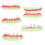 5Pcs Halloween Teeth Decor Zombie Dentures Party Prop 6