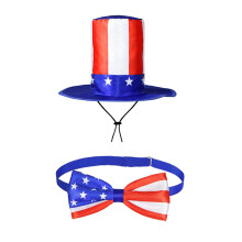 4th of July Geese Outfit Set Patriotic Lawn Porch-Two piece set