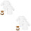 4 Unidades Ropa Decorativa Reutilizable Para Muñecos De Peluche 6