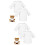 4 Unidades Ropa Decorativa Reutilizable Para Muñecos De Peluche 7