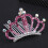 Headband Krone Mit Kristallen Rosa 6