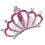 Headband Krone Mit Kristallen Rosa 10