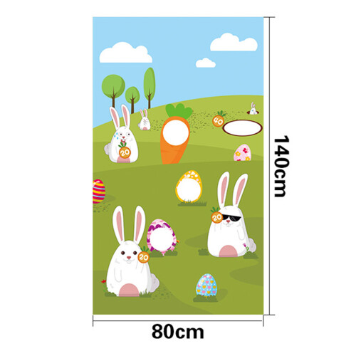 1 Stuks Easter Toss Game Ei Konijn Patroon Hangende 1