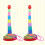 2 Sets Kinder Ringewurfspiel Wurfringe Geschicklichkeitstraining 5