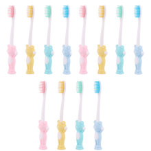 Handzahnbürsten-Set für Kinder, Ultra Clean Zahnbürste mit ergonomischem Griff, weiche Borsten zum Schutz der Zähne, bunte Zahnbürsten mit S