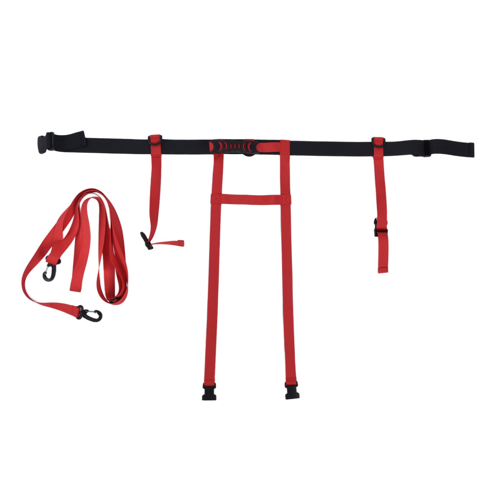 Adjustable Harness For Sports Training Universal Fit Sturdy Nylon Strap System Integrated Safety Handle For Kids Ski Snowboard Instructional Use-image-OPC-PNDZSD9-NEW