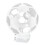 Crystal Voetbal Met Standaard Transparant 1
