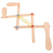 5Stk Holz Mechanische Hand Set Kinder Lernspielzeug Physik Unterricht