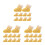 30Pièces Mini En Laine Décoratives Pour Maison De 4