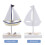 2 Unidades Mini À Vela Madeira Para Decoração 9