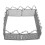 2Sets Plastic Mini Hek Met Draadgaas Voor Creatieve Decoratie 2