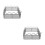 2Sets Plastic Mini Hek Met Draadgaas Voor Creatieve Decoratie 10