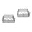 2Sets Plastic Mini Hek Met Draadgaas Voor Creatieve Decoratie 8