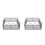 2Sets Plastic Mini Hek Met Draadgaas Voor Creatieve Decoratie 7