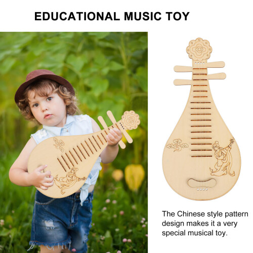 3Stück Kinder Laute Holz Chinesische Art 2