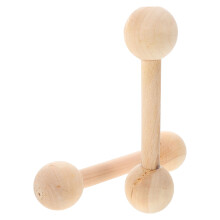 Haltères En Bois 8 Pièces Pour Enfants Poids Légers Pour